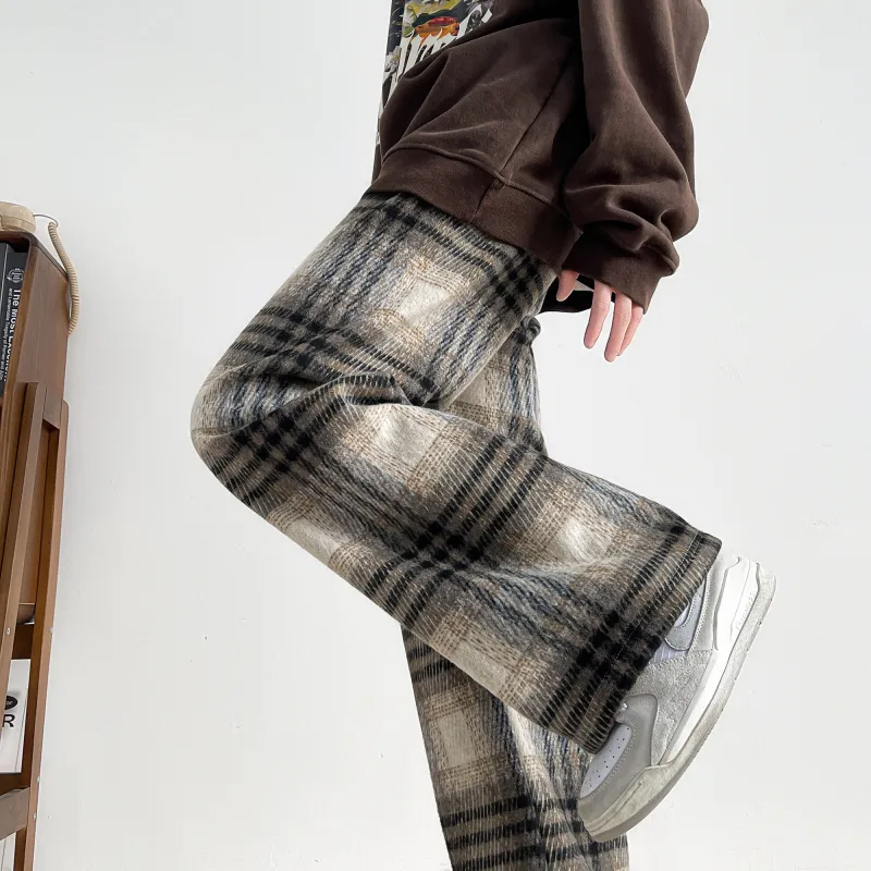 H.V.G.A Casual Pants Unisex Khaki-8