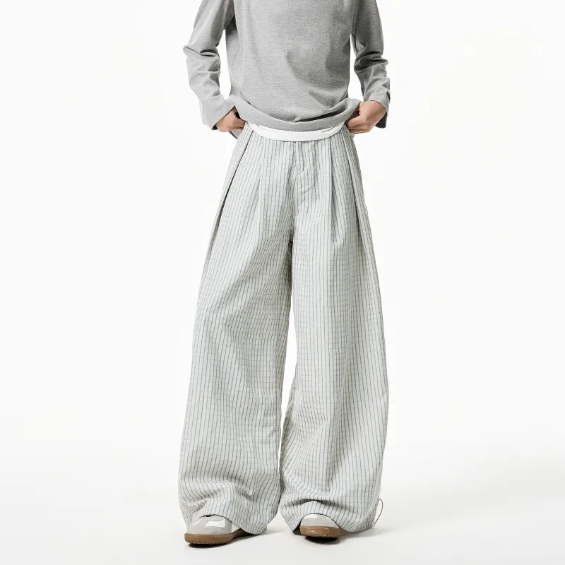 H.V.G.A Casual Pants Unisex Green-3