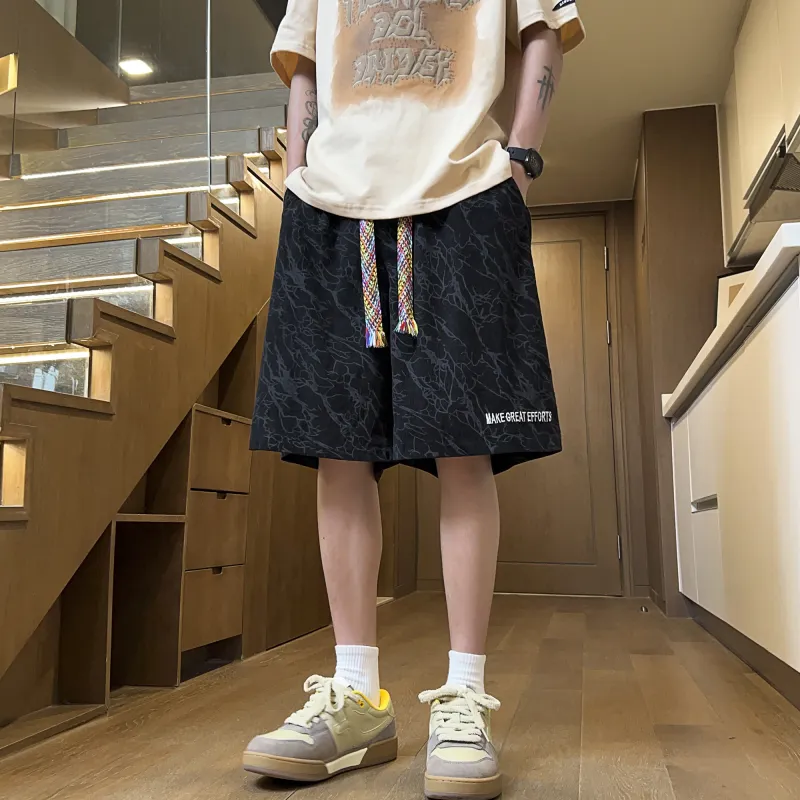 TESTUNG Fashion Casual Shorts Unisex-8