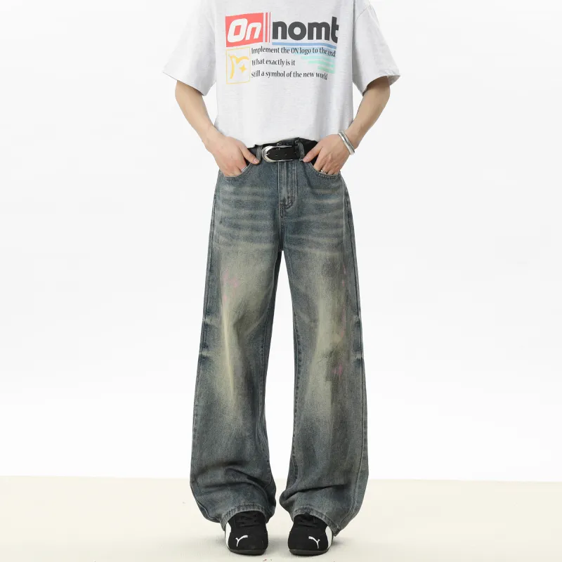 H.V.G.A Jeans Unisex Vintage Blue-2