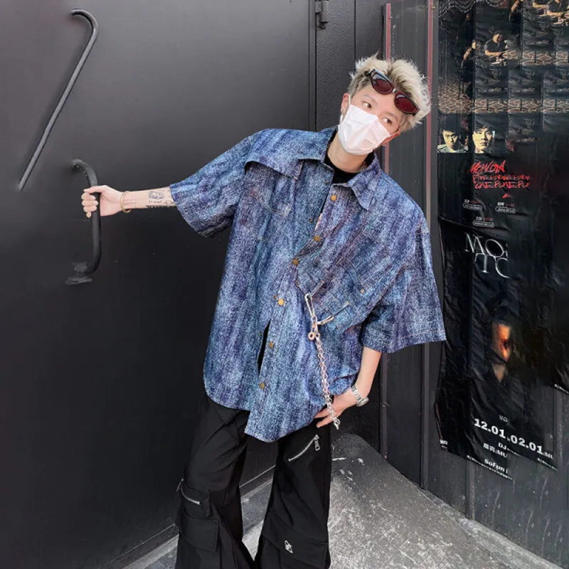 H.V.G.A Shirts Unisex Blue-1