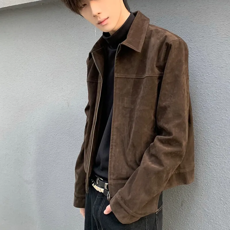 H.V.G.A Jackets Coats Unisex Brown-2