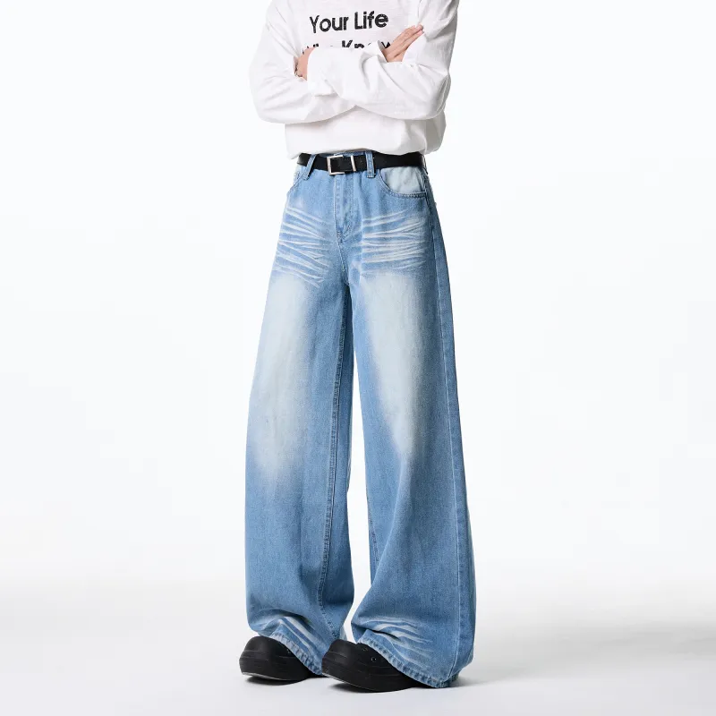 H.V.G.A Jeans Unisex Light Blue-6