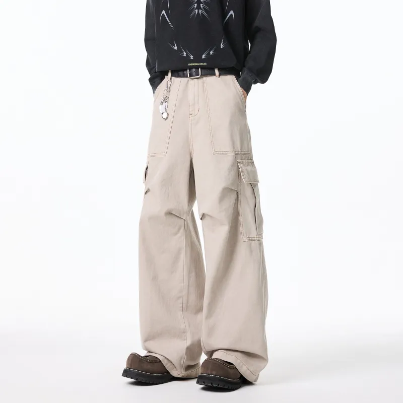 H.V.G.A Cargo Pants Unisex Khaki-5