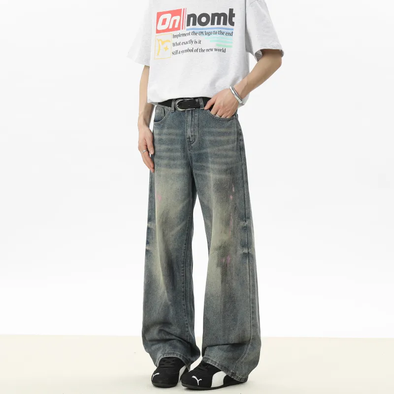 H.V.G.A Jeans Unisex Vintage Blue-3