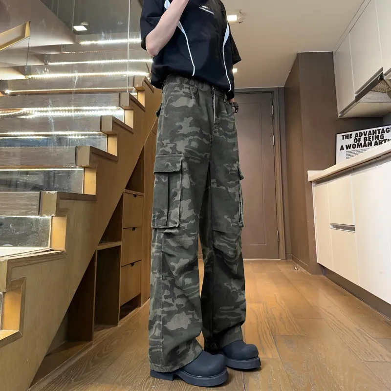 WELTER EXPERIMENT Jeans Unisex Camouflage-4