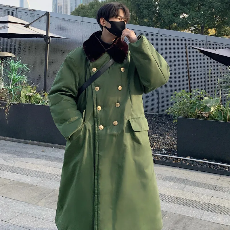H.V.G.A Puffer Jacket Unisex Army Green-6