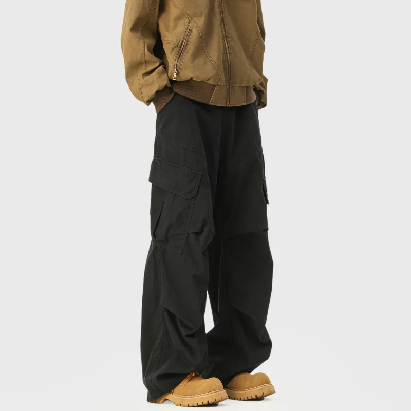 H.V.G.A Cargo Pants Unisex Black-3