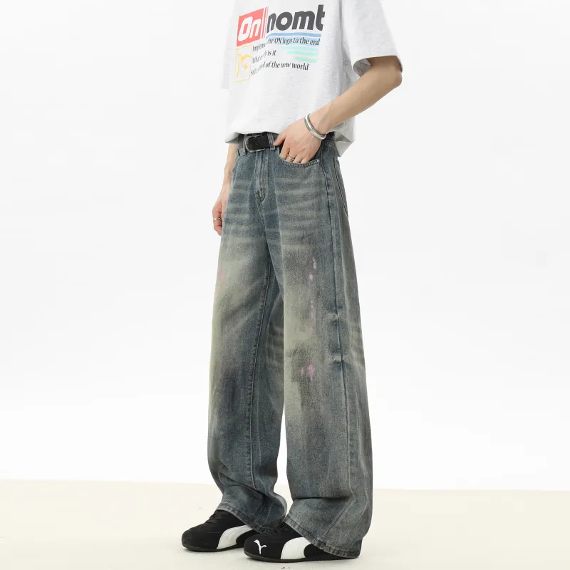 H.V.G.A Jeans Unisex Vintage Blue-5