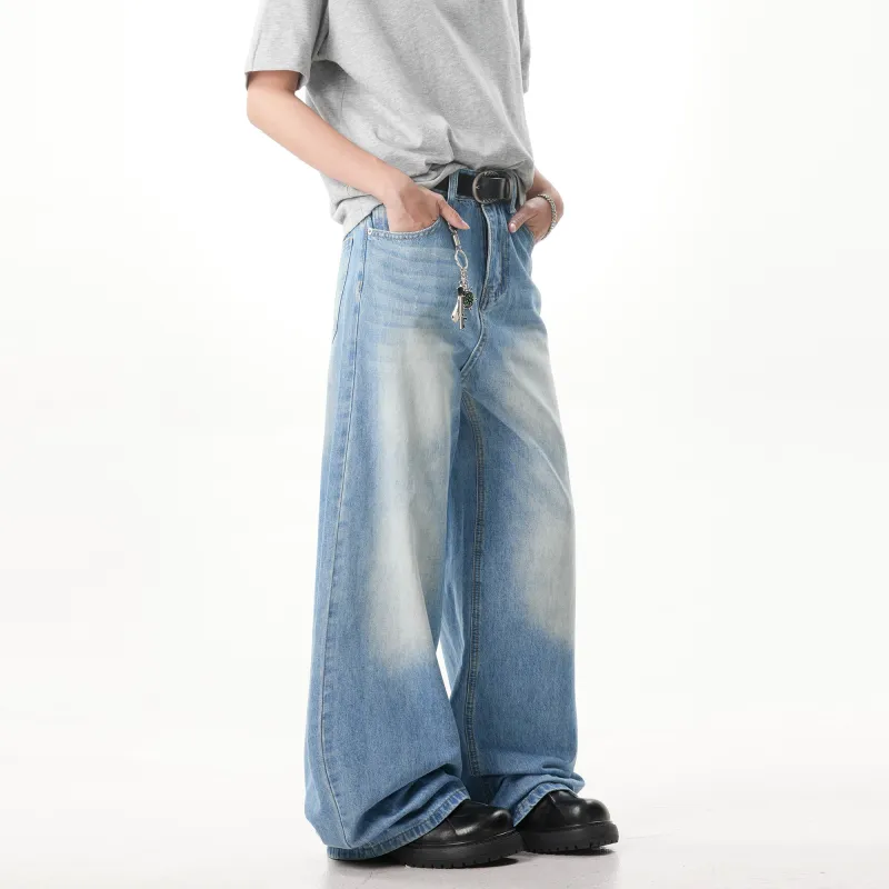 H.V.G.A Jeans Unisex Light Blue-4