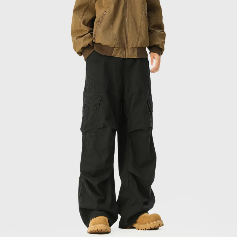H.V.G.A Cargo Pants Unisex Black-2
