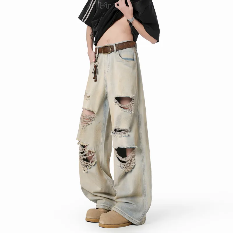 H.V.G.A Jeans Unisex Yellow Mud-6