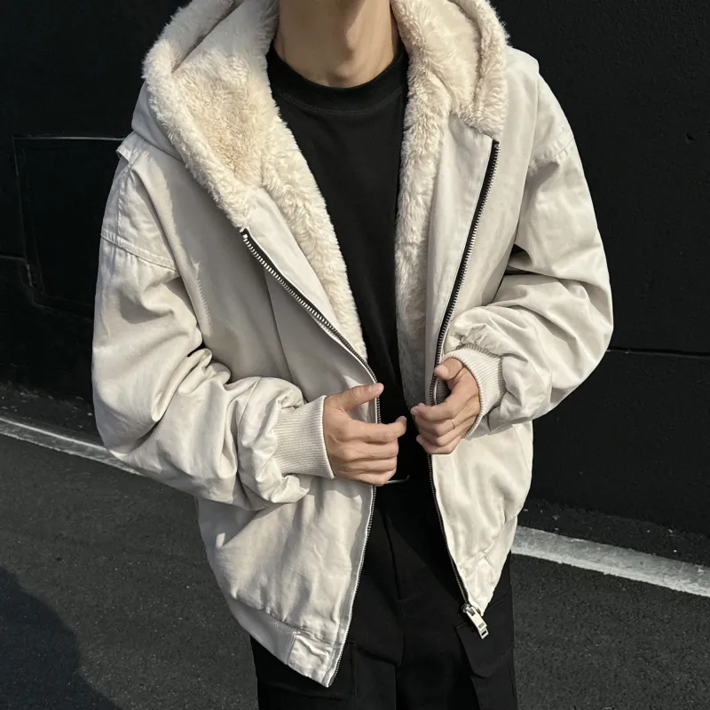 H.V.G.A Puffer Jacket Unisex Apricot-2