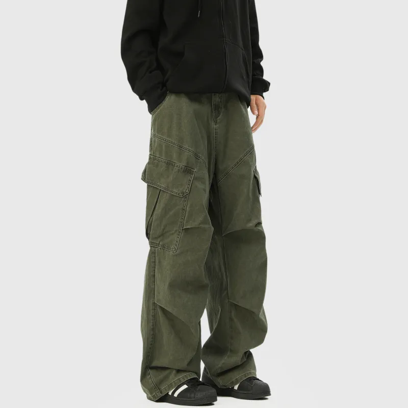 H.V.G.A Cargo Pants Unisex Black-13