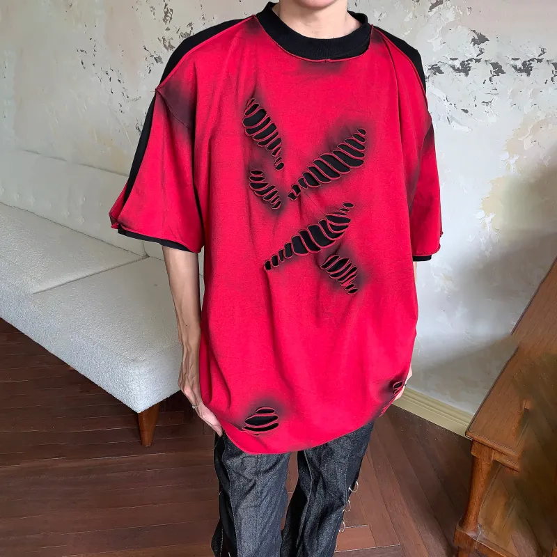 H.V.G.A T Shirts Unisex Red-4