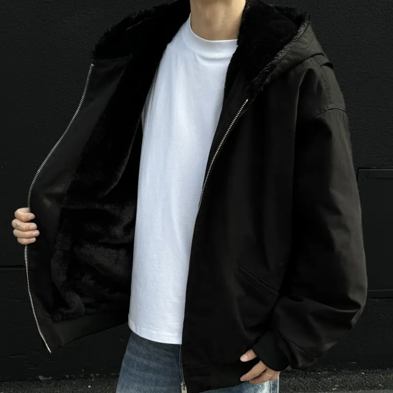 H.V.G.A Puffer Jacket Unisex Apricot-10