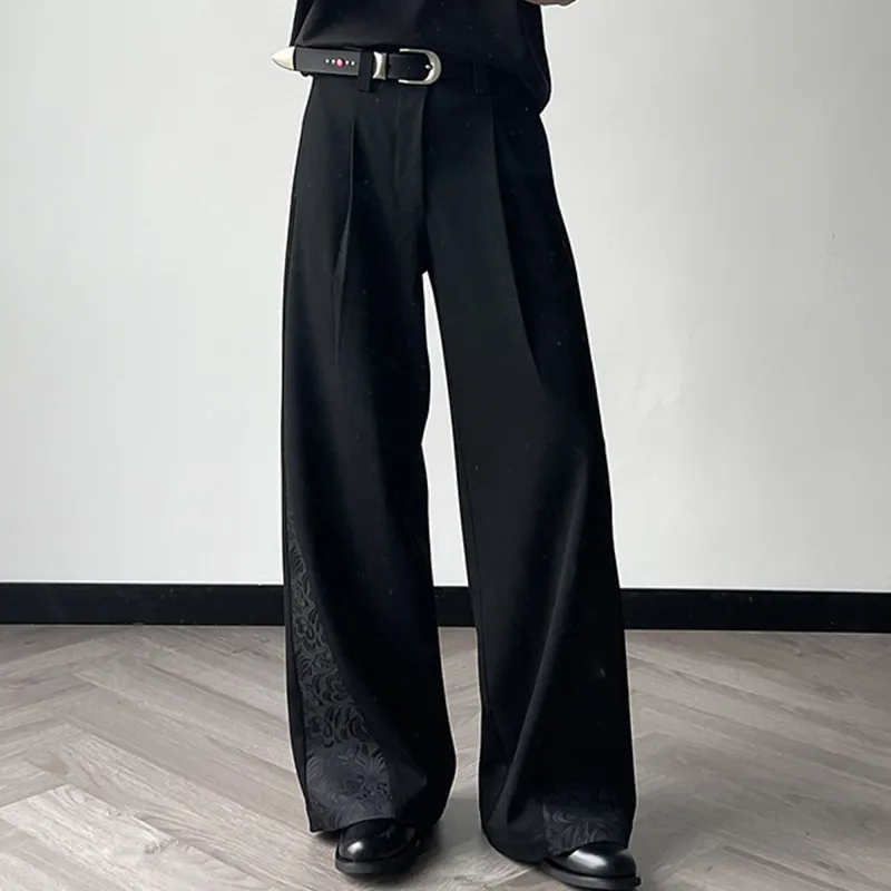 H.V.G.A Casual Pants Unisex Black-6