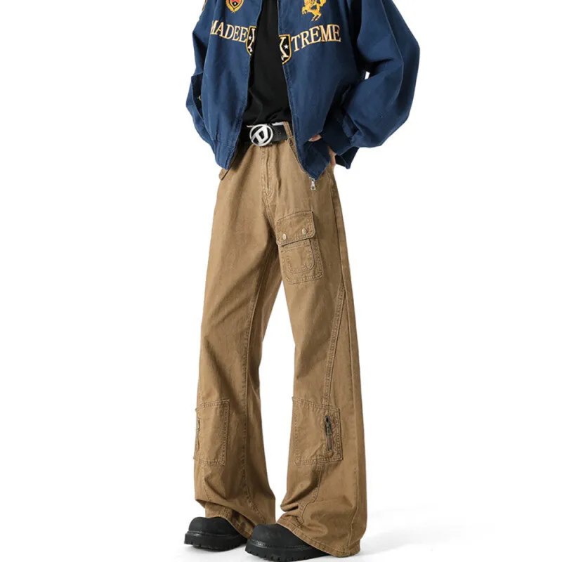 H.V.G.A Cargo Pants Unisex Khaki-2