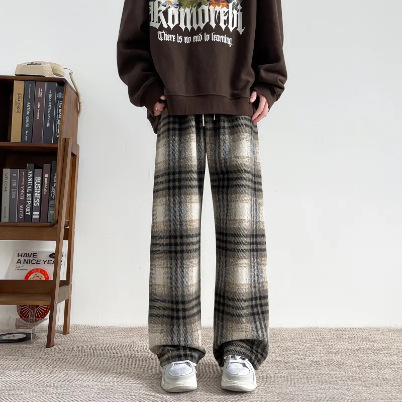 H.V.G.A Casual Pants Unisex Khaki-4