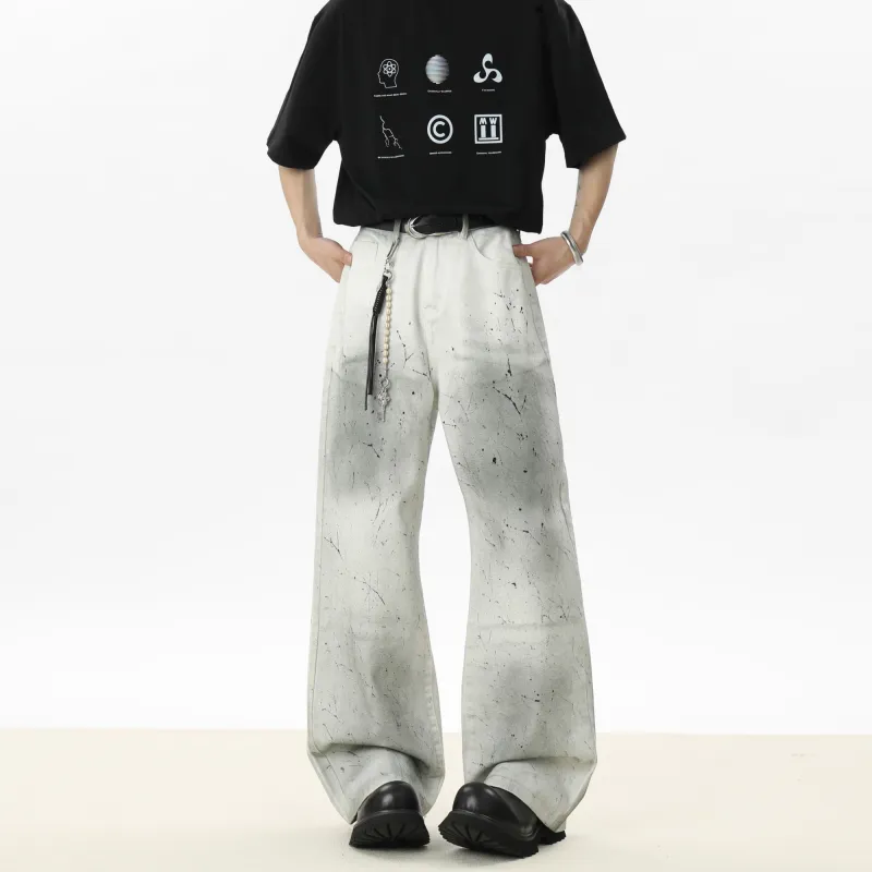 H.V.G.A Jeans Unisex White-0