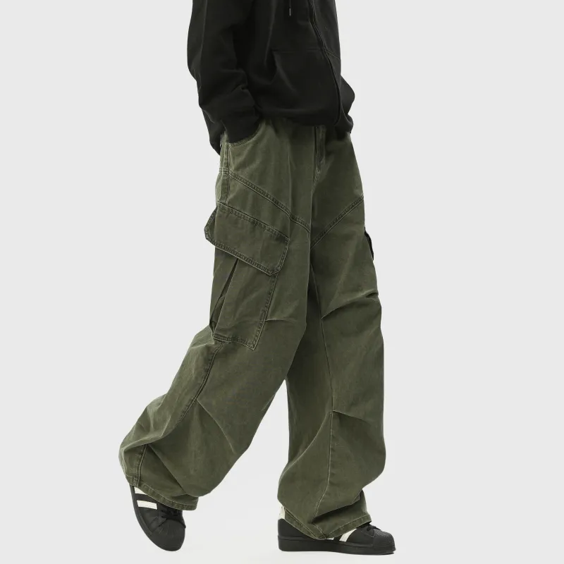 H.V.G.A Cargo Pants Unisex Black-14