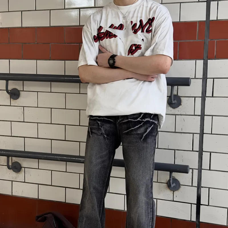 H.V.G.A T Shirts Unisex White-4