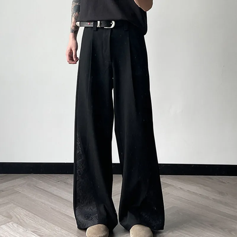 H.V.G.A Casual Pants Unisex Black-5