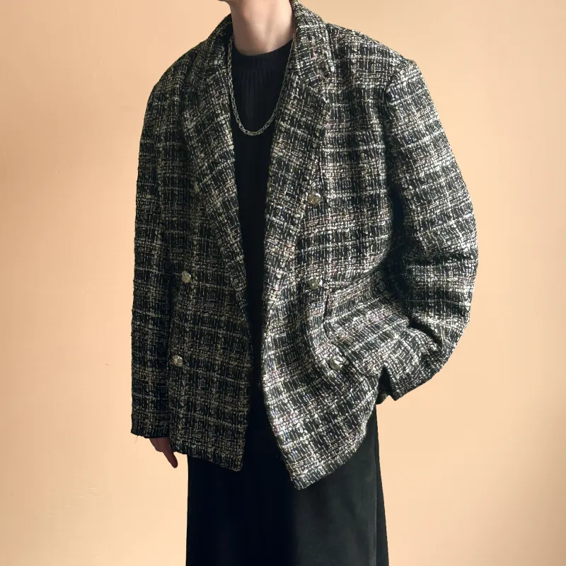 H.V.G.A Business Suits Unisex Plaid-3
