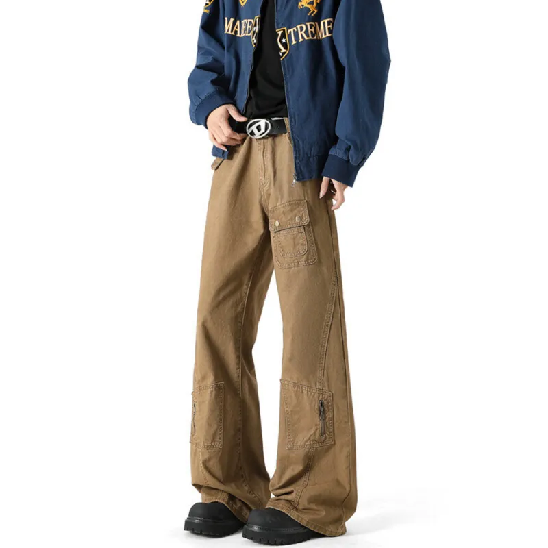 H.V.G.A Cargo Pants Unisex Khaki-4