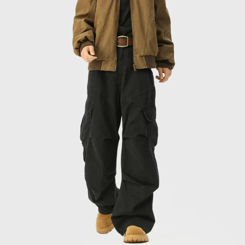 H.V.G.A Cargo Pants Unisex Black-1