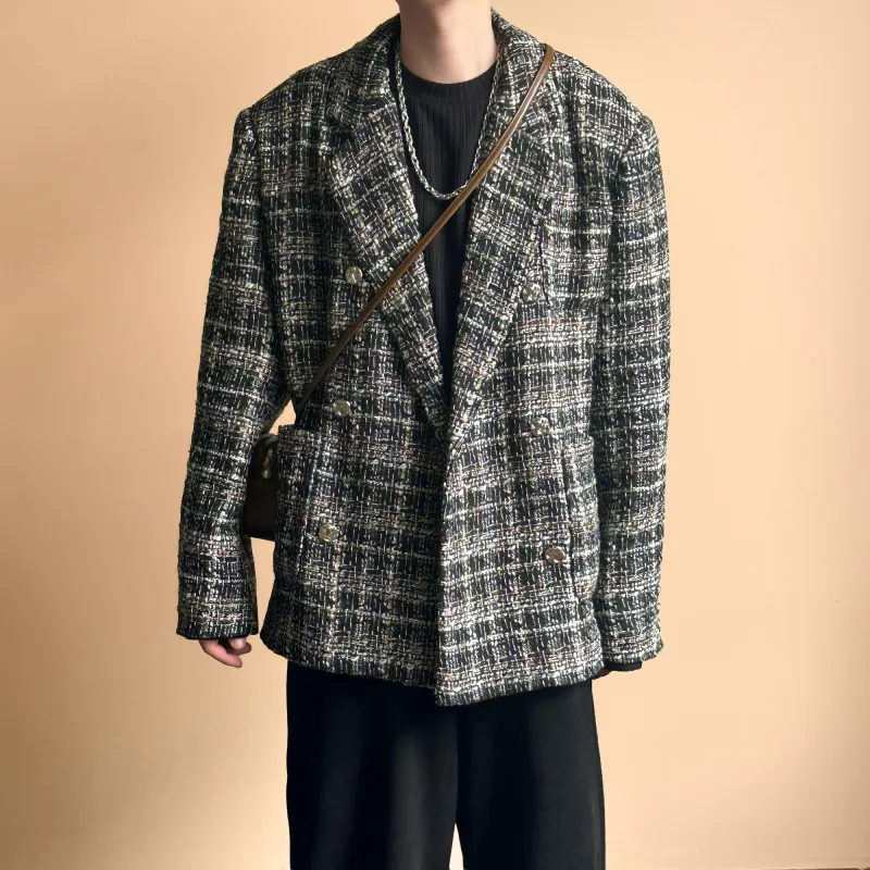 H.V.G.A Business Suits Unisex Plaid-7