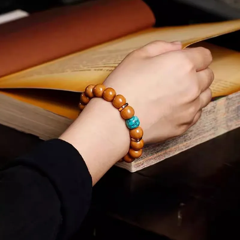 Moon Jewelry Monkey Head Walnut Bracelets Unisex-2
