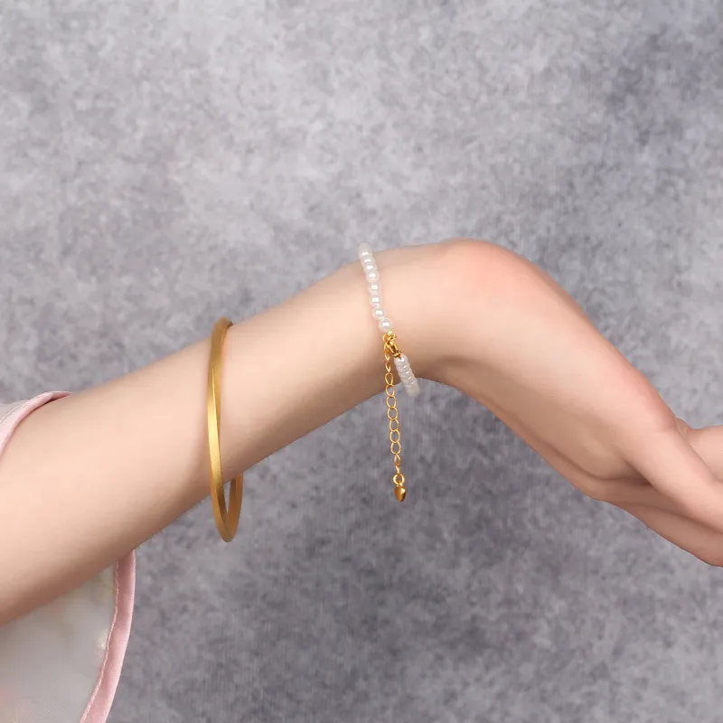 Moon Jewelry Alloy Bracelets Unisex-4