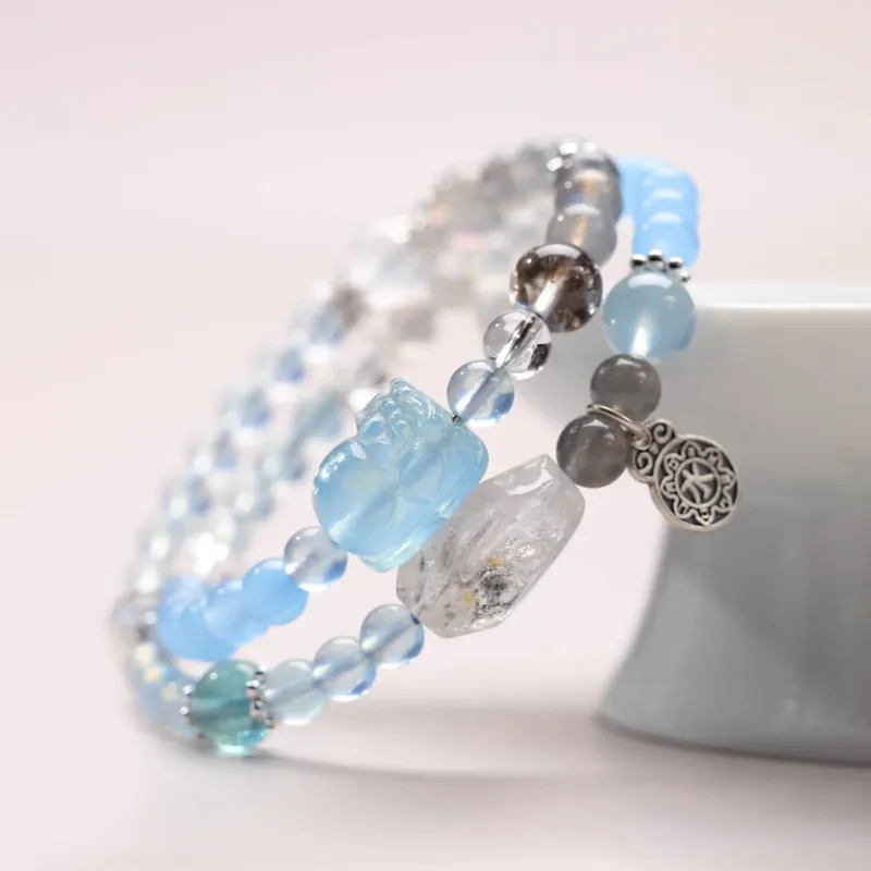 Moon Jewelry Crystal Jade Bracelets Unisex-12