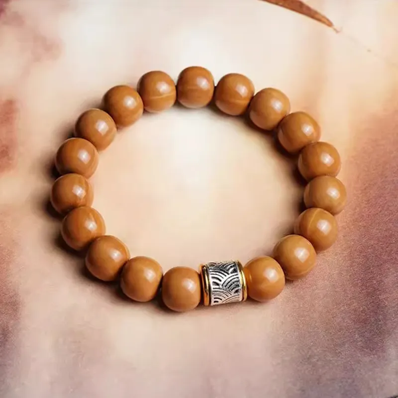 Moon Jewelry Monkey Head Walnut Bracelets Unisex-5