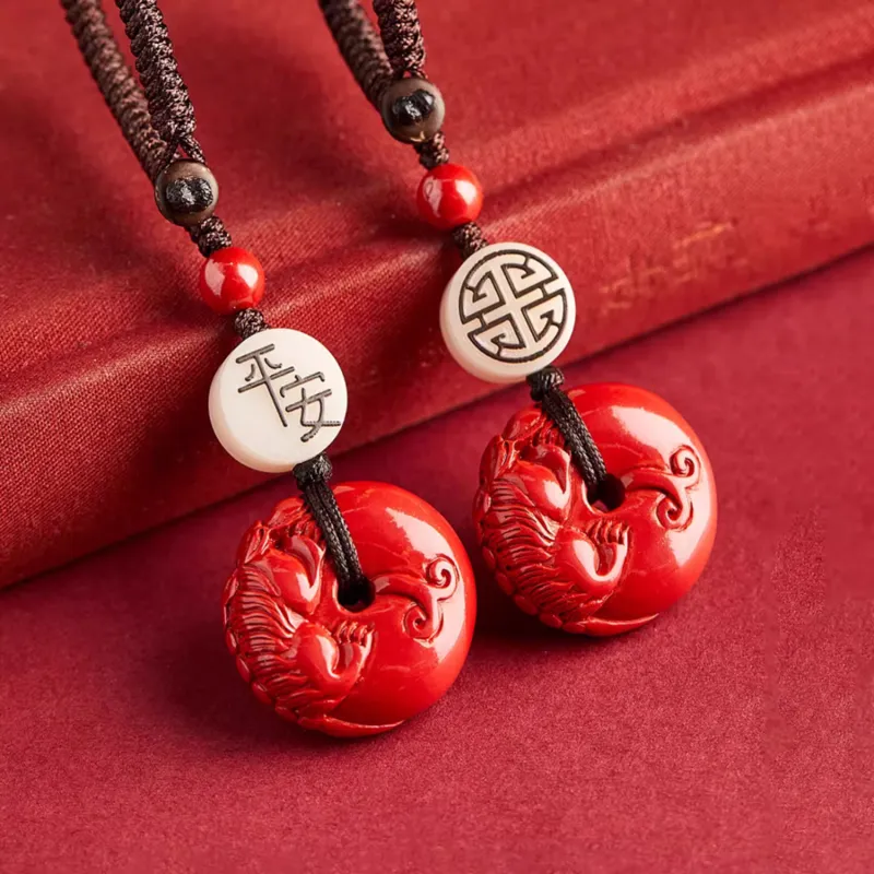 Moon Jewelry Cinnabar Keychains Unisex-1