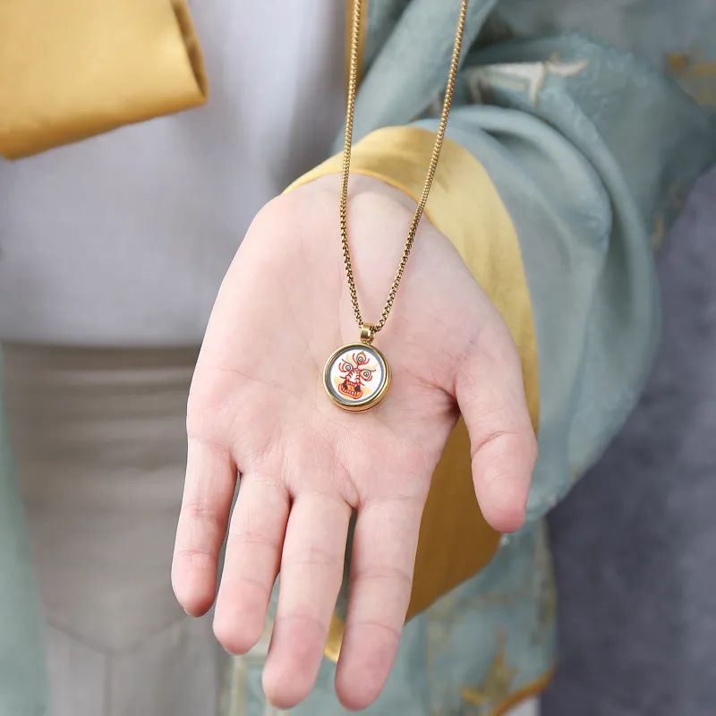 Moon Jewelry Alloy Necklaces Unisex-3