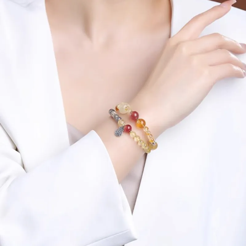 Moon Jewelry Crystal Jade Bracelets Unisex-24