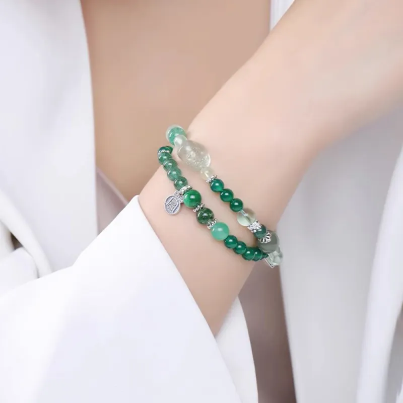 Moon Jewelry Crystal Jade Bracelets Unisex-9
