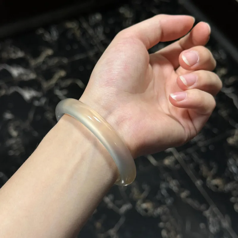 Moon Jewelry Agate Bangles Women's-12