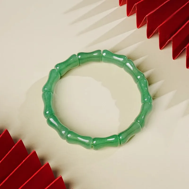 Moon Jewelry Natural Aventurine Jade Bracelets Unisex-4