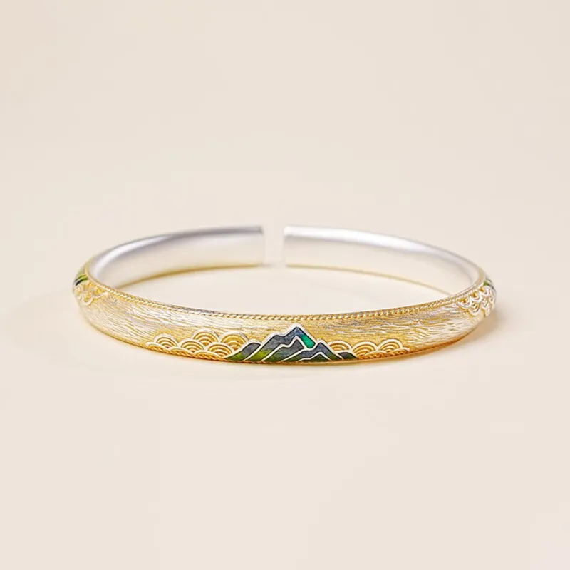 Moon Jewelry 999 Fine Silver Sterling Silver Bracelets Unisex-3