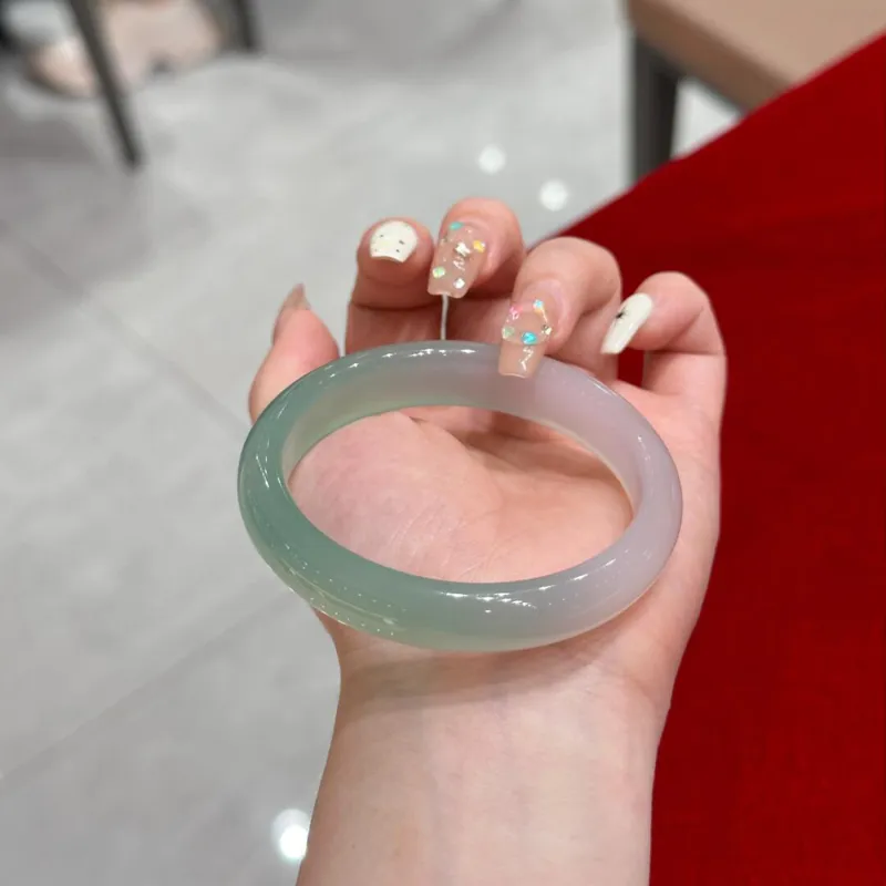 Moon Jewelry Agate Jade Bangles Women's-6