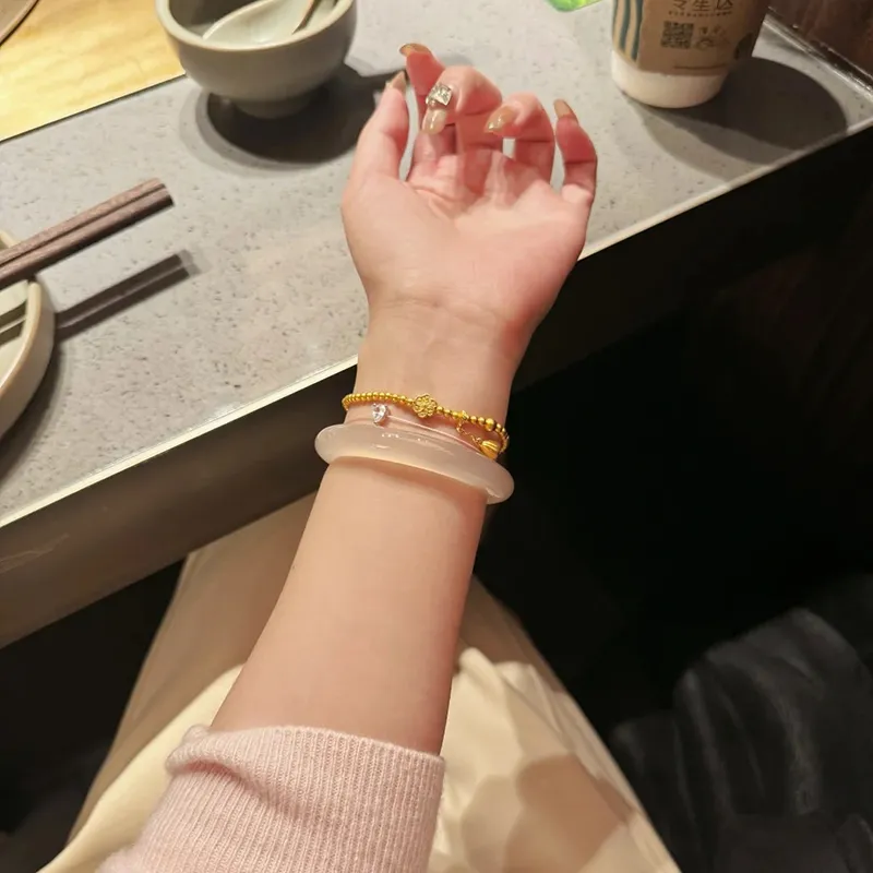 Moon Jewelry Agate Jade Bangles Women's-6