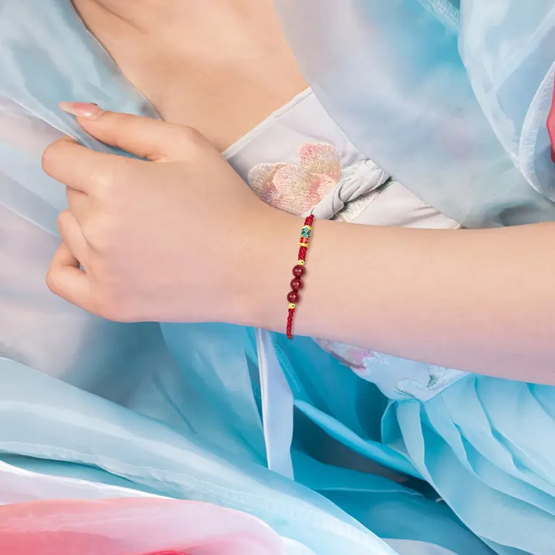 Moon Jewelry Cinnabar Bracelets Unisex-3