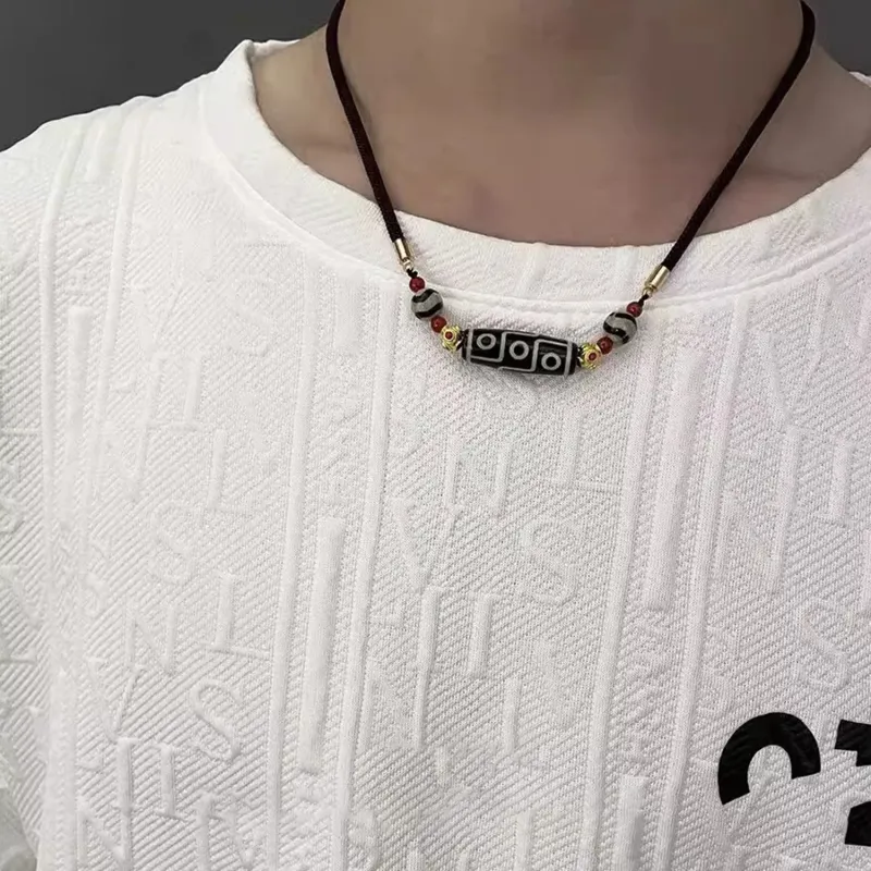 Moon Jewelry Agate Necklaces Unisex-3