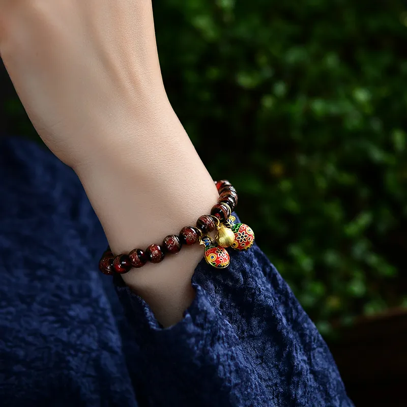 Moon Jewelry Colored Glaze Jade Bracelets Unisex-1