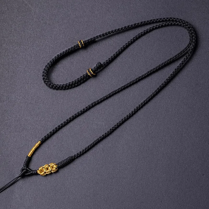Moon Jewelry Braided String Necklaces Unisex-6
