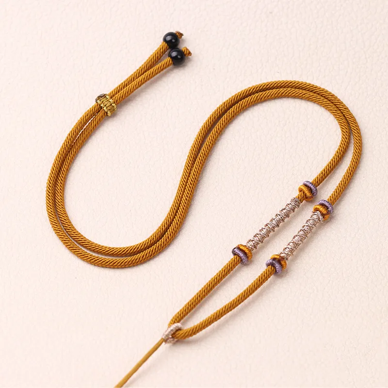 Moon Jewelry Braided String Necklaces Unisex-13