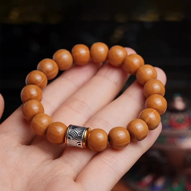 Moon Jewelry Monkey Head Walnut Bracelets Unisex-4